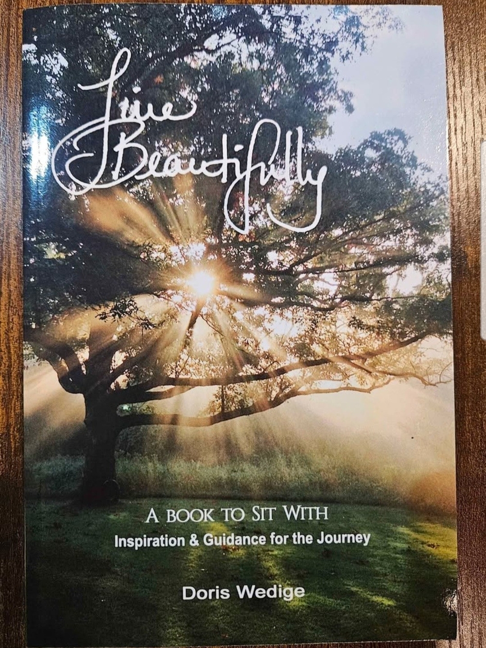 🎉 4 Items/$15 🎉 Doris Wedige "Live Beautifully" Inspirational Book - (NEW)